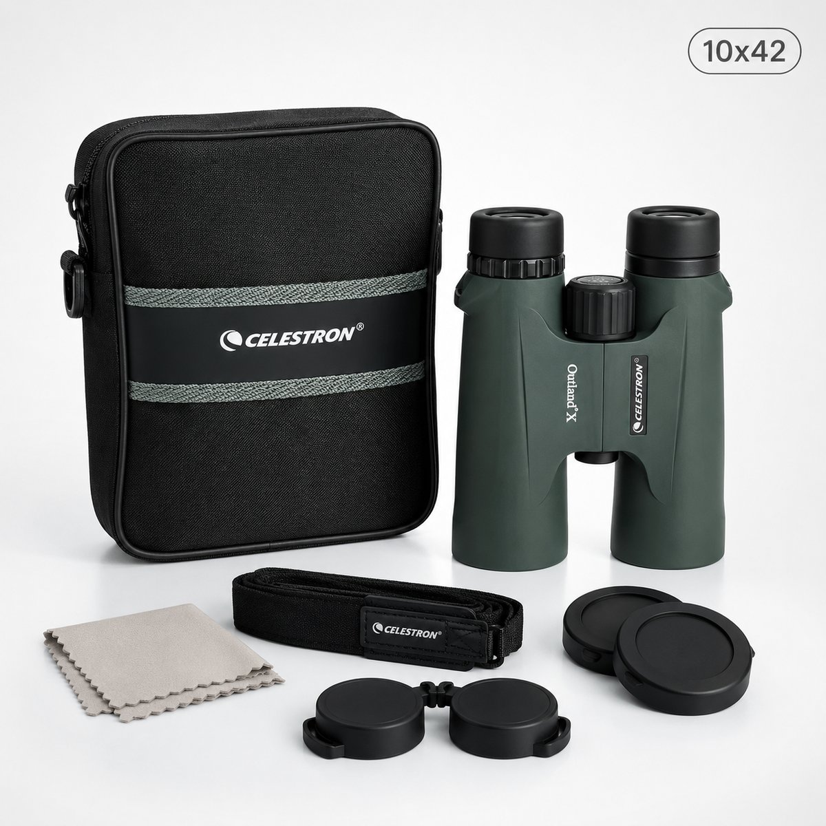 Celestron Outland X 8x42 / 10x42 Binoculars – Fogproof Outdoor Optics