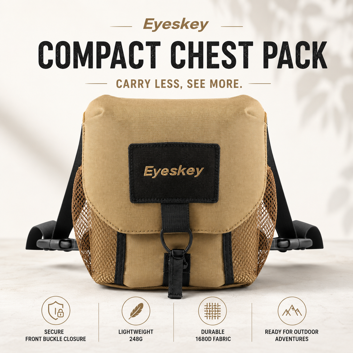 Universal Binocular Chest Pack – Protective Outdoor Carrying Case