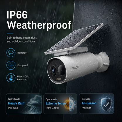 SolarGuard 2K Wireless Outdoor Security Camera