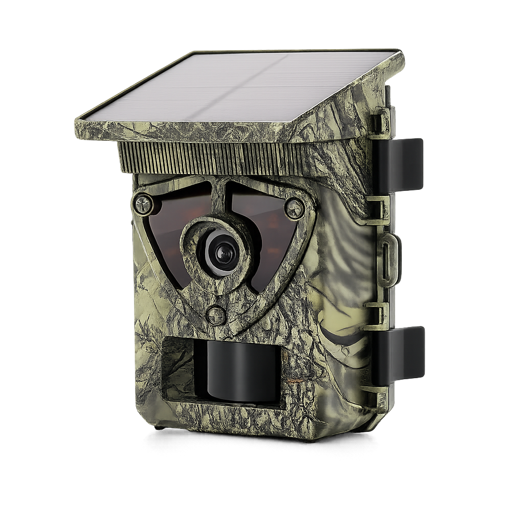 8K Solar Wildlife Trail Camera with WiFi & 60MP Photos
