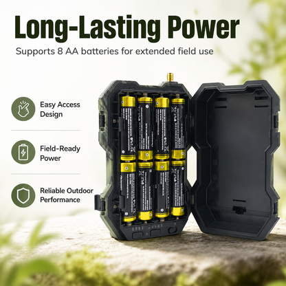 4G Cellular Trail Camera – 30MP, 2K Video, Live APP Control & Night Vision