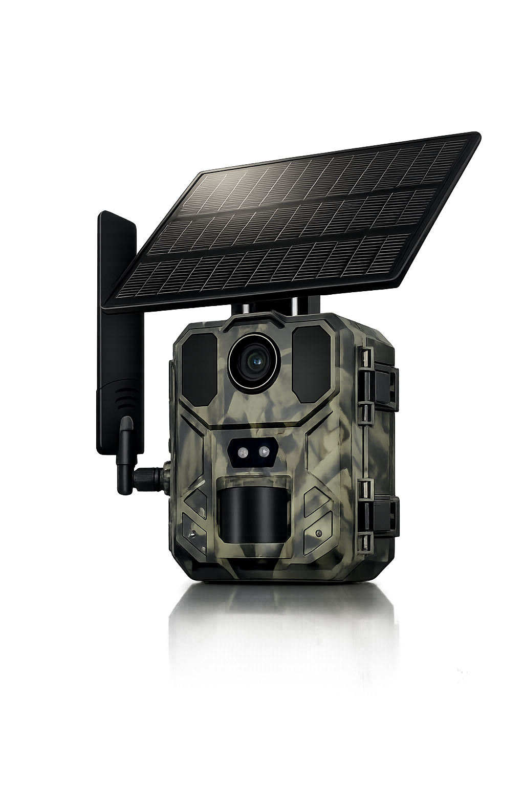 30MP 4G LTE Solar Trail Camera – 2K Live View, 0.2s PIR Trigger & Night Vision