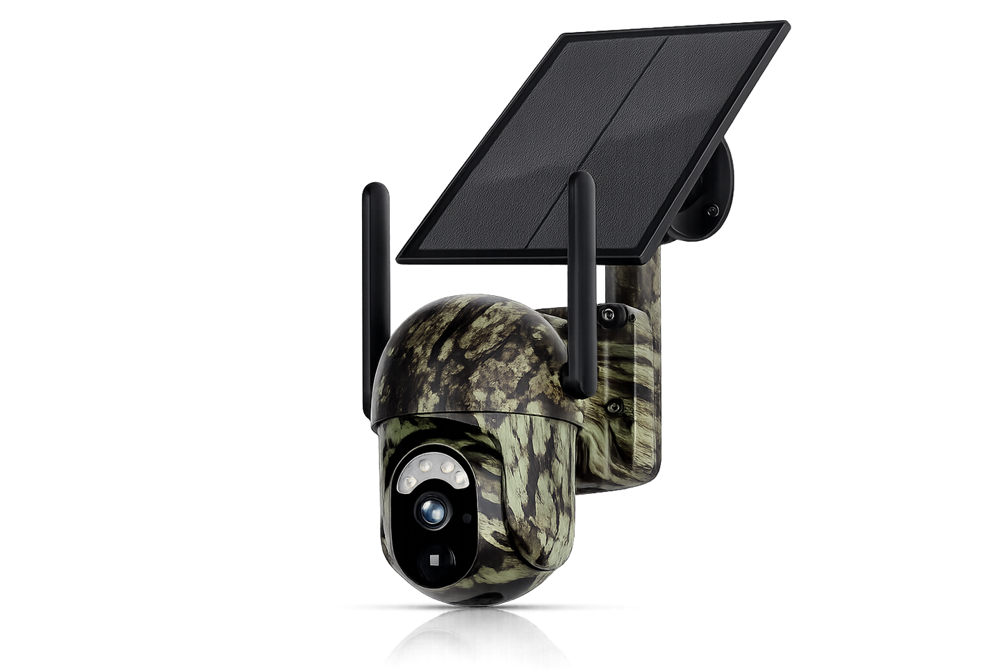 2K 4G/WiFi Solar PTZ Security Camera – Human & Animal Detection, Color Night Vision