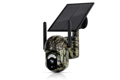 2K 4G/WiFi Solar PTZ Security Camera – Human & Animal Detection, Color Night Vision
