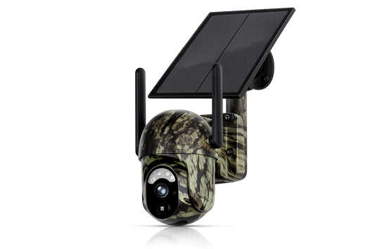 2K 4G/WiFi Solar PTZ Security Camera – Human & Animal Detection, Color Night Vision