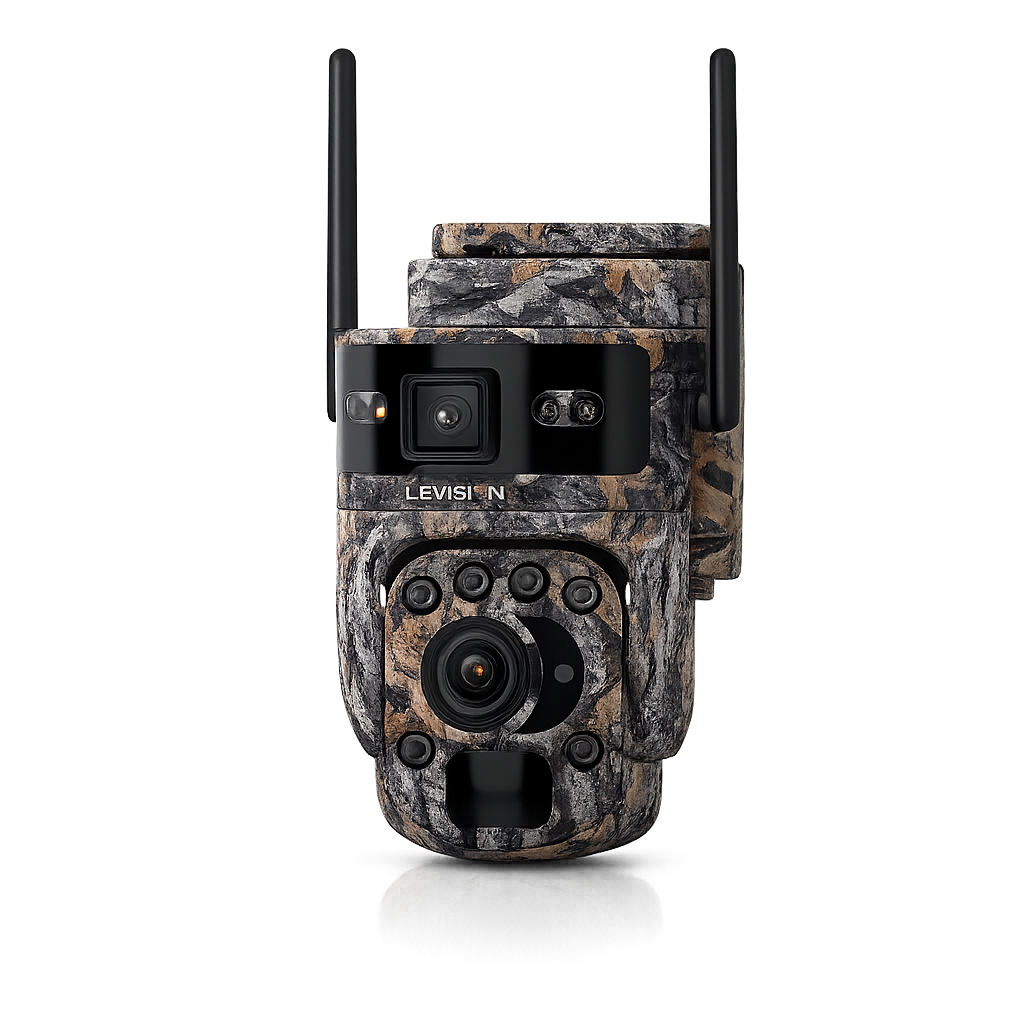 INQMEGA 60X Zoom 4G Solar PTZ Camera – 12MP Wildlife Hunting Camera with Remote Live Monitoring