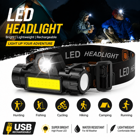 XP-G Q5 Rechargeable LED Headlamp – 2500LM