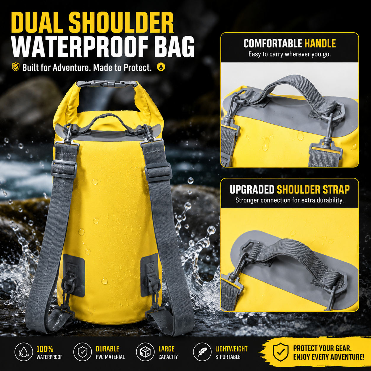 Hike Mount Waterproof Dry Bag Backpack – 5L to 30L