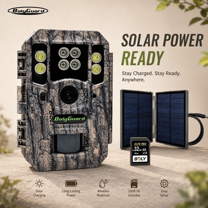 BolyGuard BG662-HQ 4K Trail Camera – 56MP Wildlife Hunting Camera with Invisible 940nm Night Vision