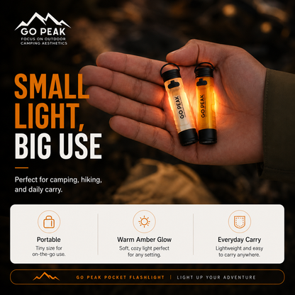 Pocket Mini LED Flashlight with Key Clip