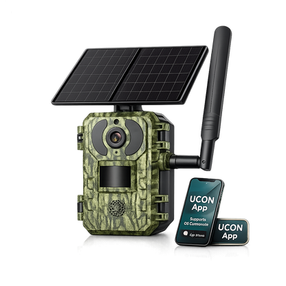 SolarGuard 4G Trail Camera – 2K Wildlife Monitor with Night Vision & UCON App