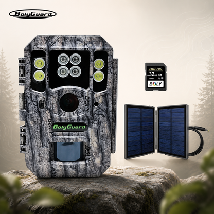 BolyGuard BG662-HQ 4K Trail Camera – 56MP Wildlife Hunting Camera with Invisible 940nm Night Vision